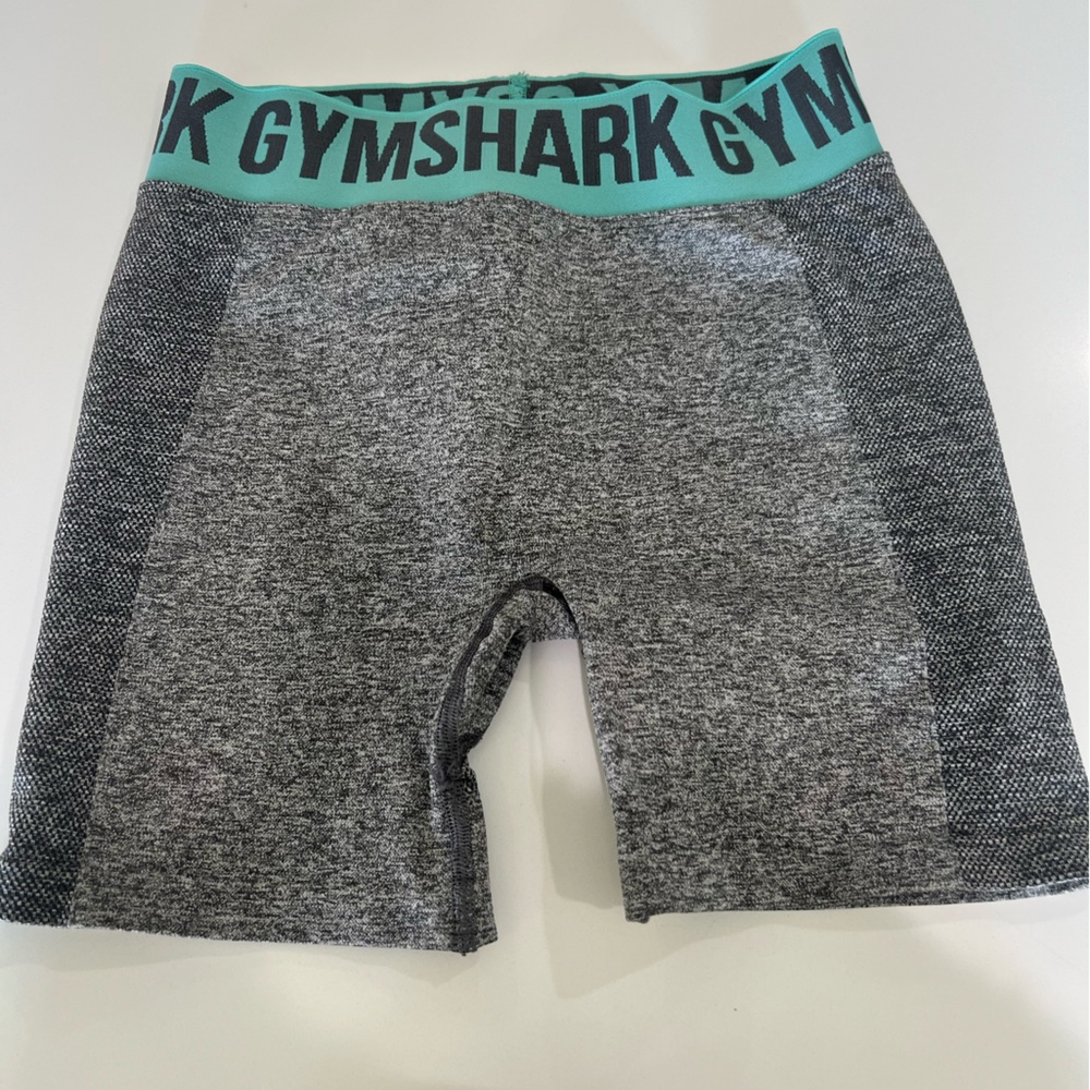 Gray gym shark bikers
